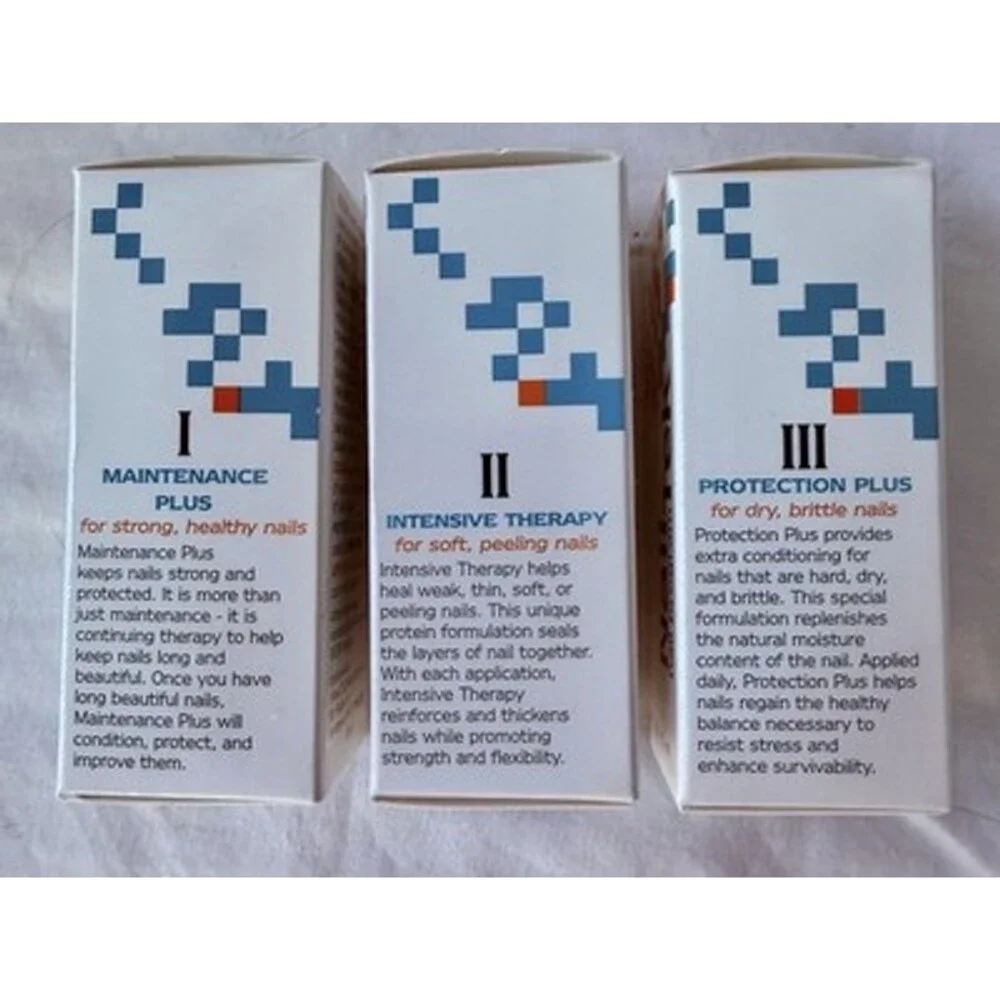 3pk Lot Nail Tek Nail Program For Strong Healthy Nails - NEW!